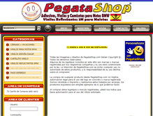 Tablet Screenshot of pegatashop.com